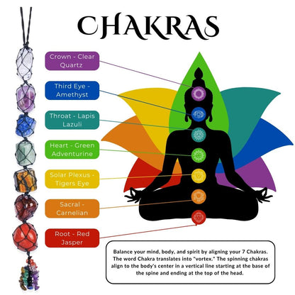 Seven Chakra - Crystal Hanging Ornament