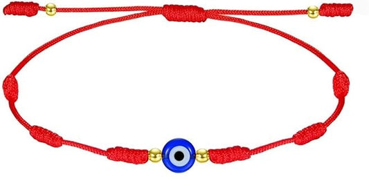 7 Knot Evil Eye String Bracelet