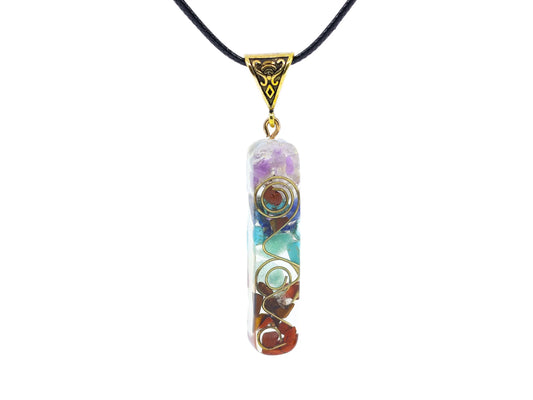 Chakra Pendant Necklace - Morganite Gems