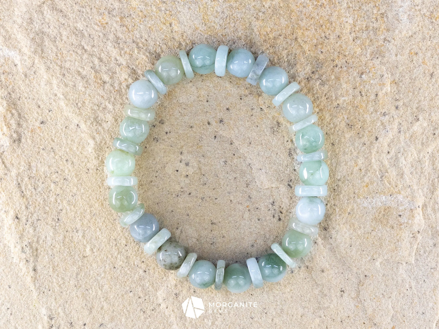 Green Jade Bracelet - Morganite Gems