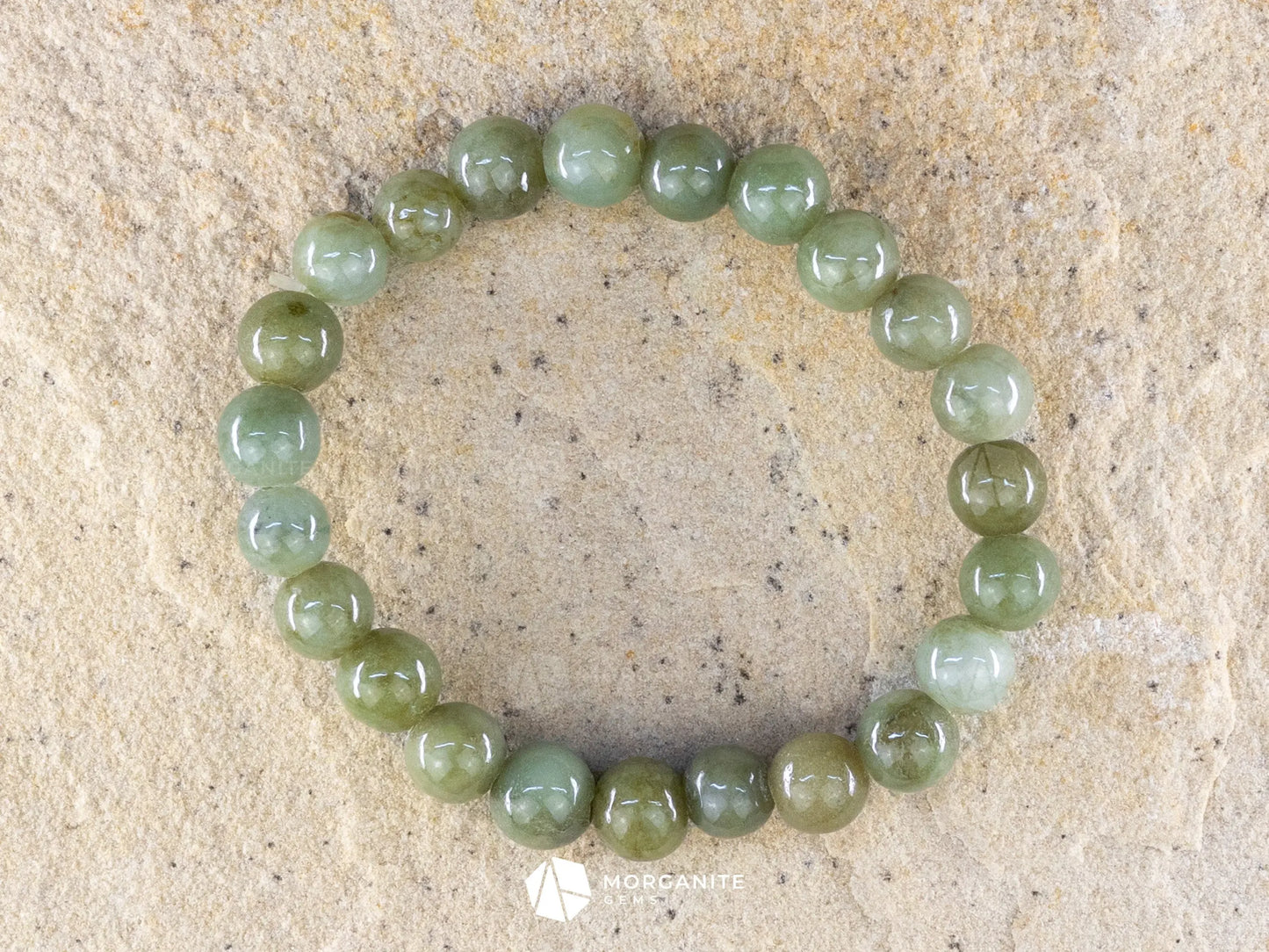 Green Jade Bracelet - Morganite Gems