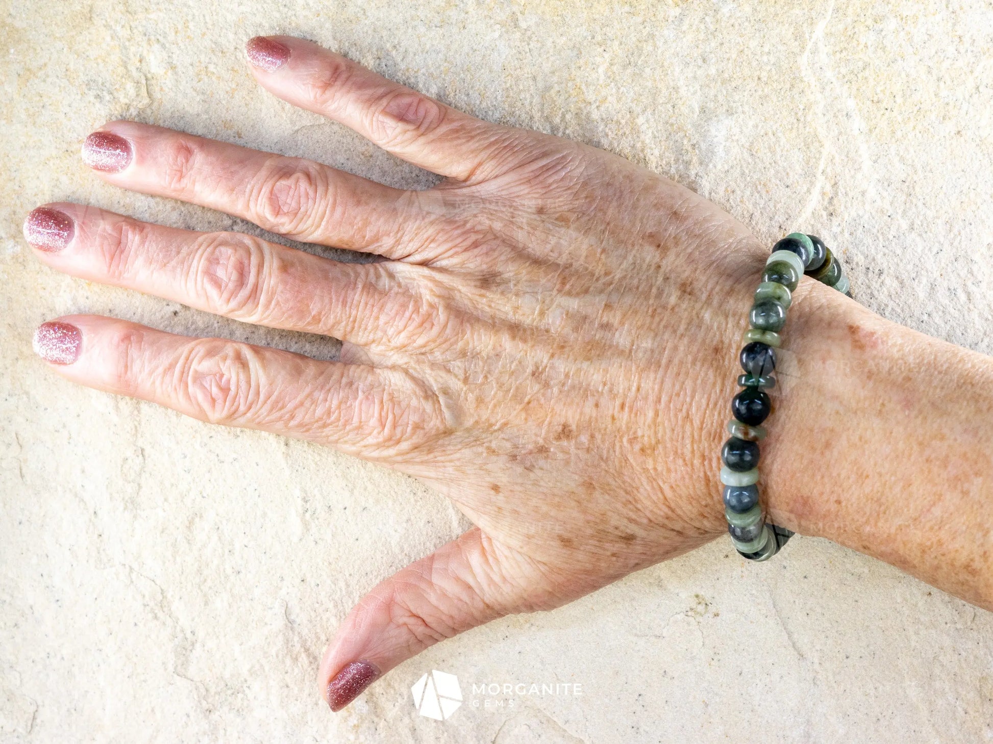 Green Jade Bracelet - Morganite Gems