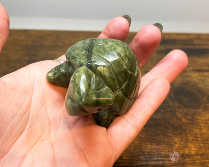 Serpentine Turtle Animal Carving