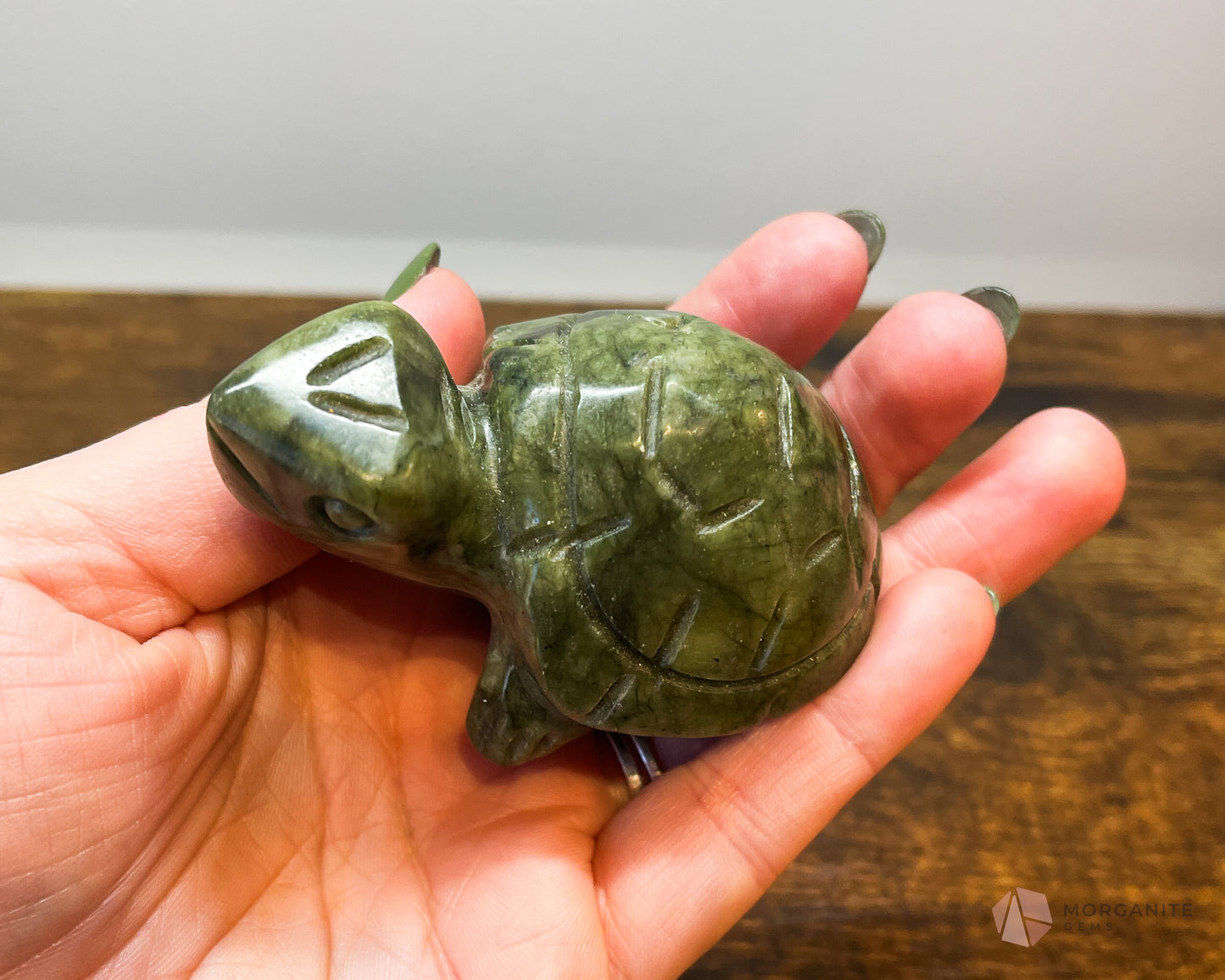 Serpentine Turtle Animal Carving