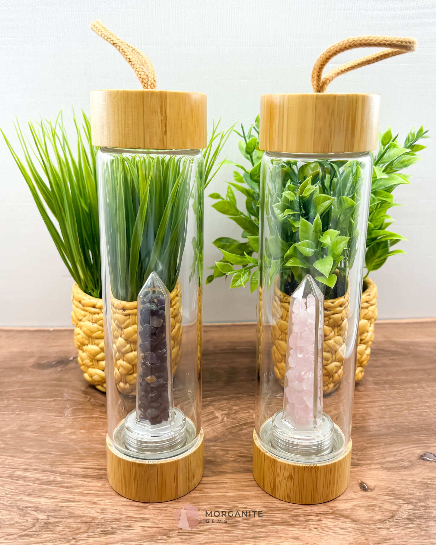 Crystal-Infused Water Bottle