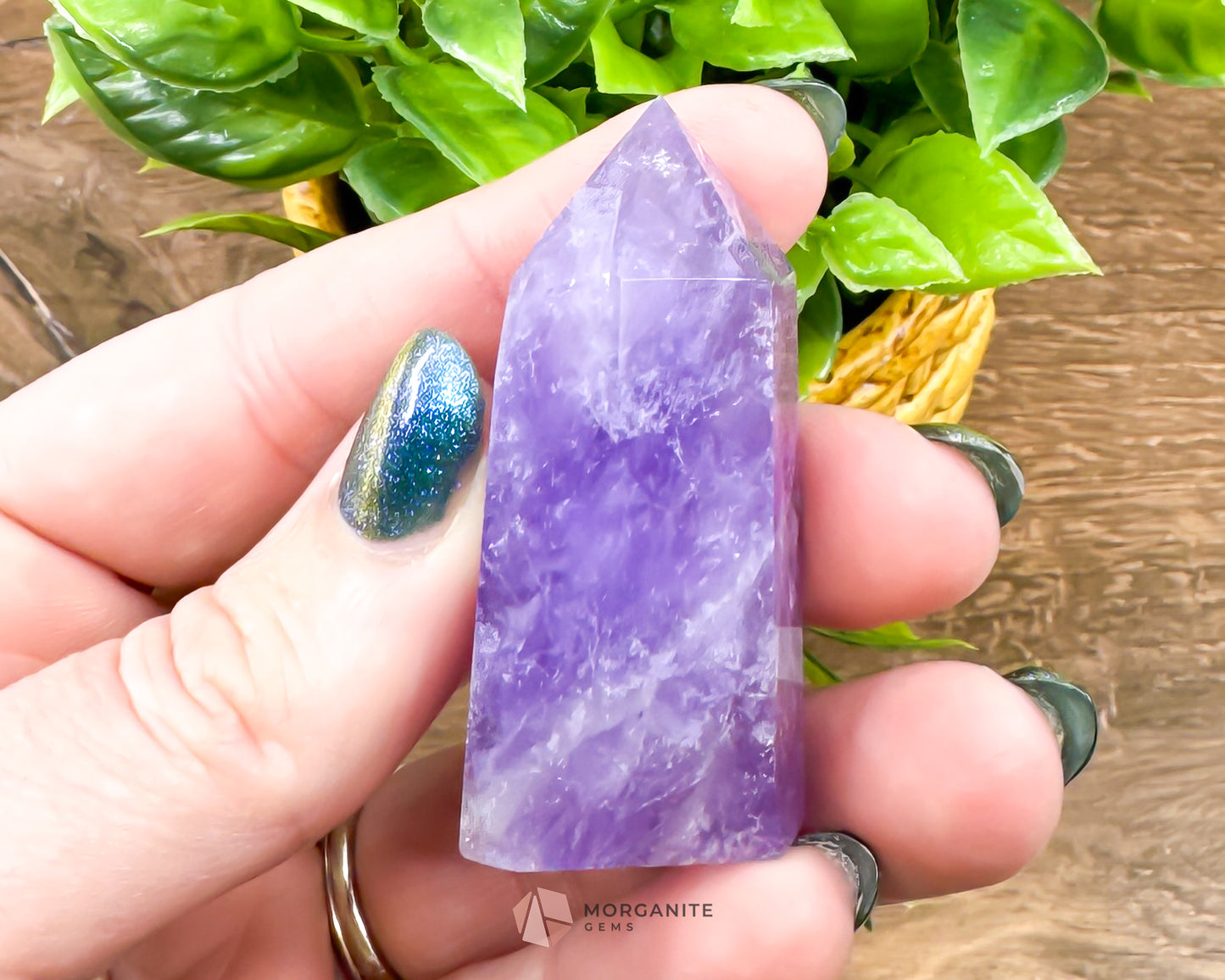 Premium Amethyst Tower Point Obelisk: Harness Tranquility and Spiritual Energy