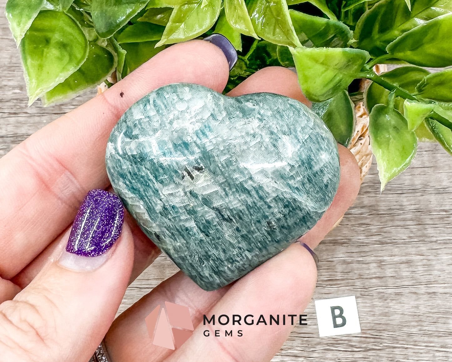 Teal Blue Amazonite Heart – Crystal of Calm, Courage, and Communication Morganite Gems