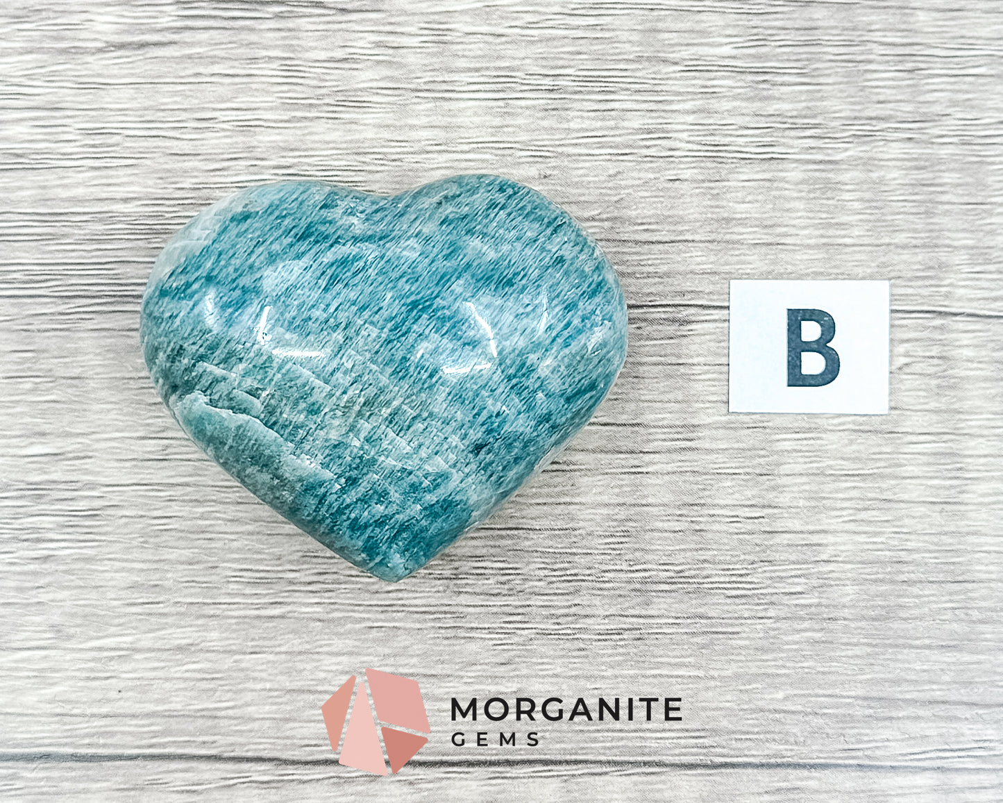 Teal Blue Amazonite Heart – Crystal of Calm, Courage, and Communication Morganite Gems