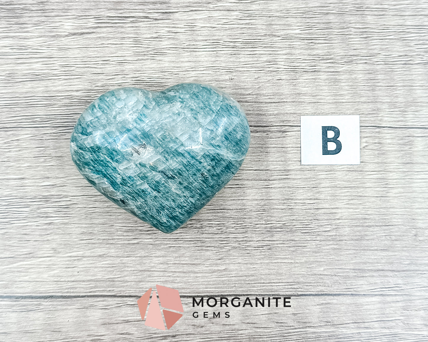 Teal Blue Amazonite Heart – Crystal of Calm, Courage, and Communication Morganite Gems