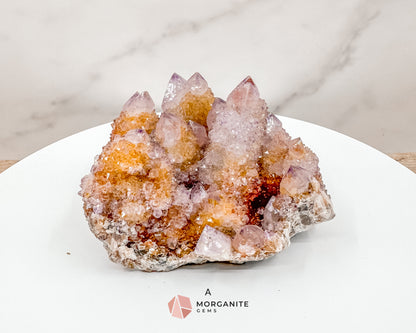 Spirit (Cactus) Quartz Specimens – Unique Natural Crystal Clusters for Spiritual Growth and Healing Morganite Gems