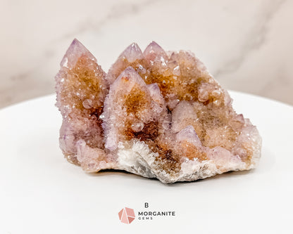 Spirit (Cactus) Quartz Specimens – Unique Natural Crystal Clusters for Spiritual Growth and Healing Morganite Gems