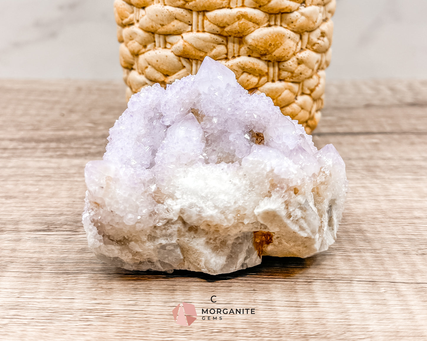 Spirit (Cactus) Quartz Specimens – Unique Natural Crystal Clusters for Spiritual Growth and Healing Morganite Gems