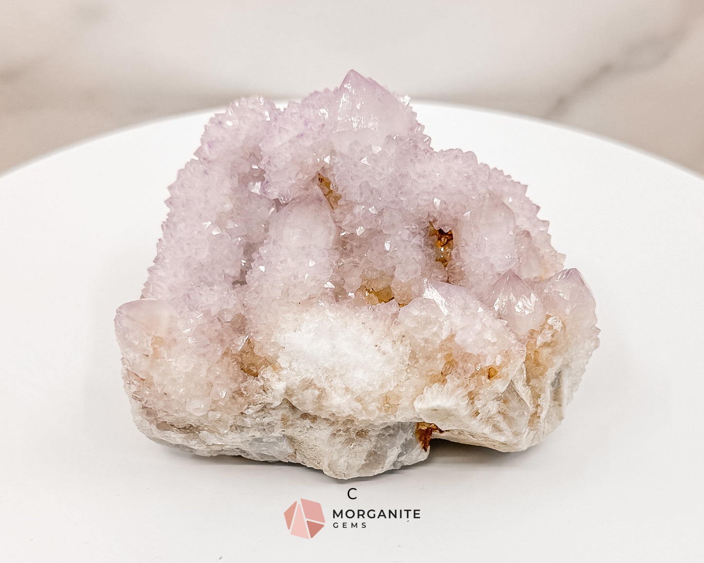 Spirit (Cactus) Quartz Specimens – Unique Natural Crystal Clusters for Spiritual Growth and Healing Morganite Gems