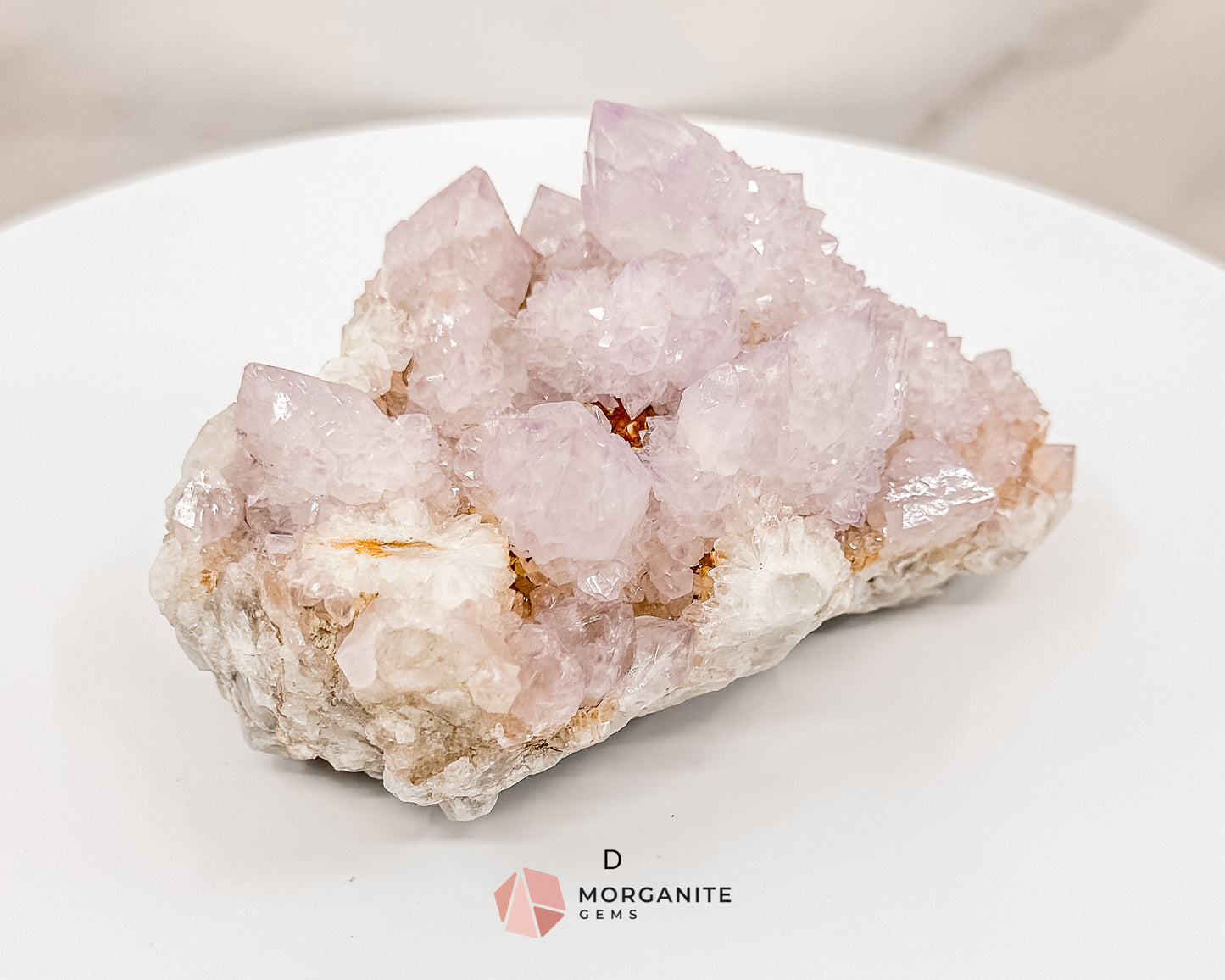 Spirit (Cactus) Quartz Specimens – Unique Natural Crystal Clusters for Spiritual Growth and Healing Morganite Gems