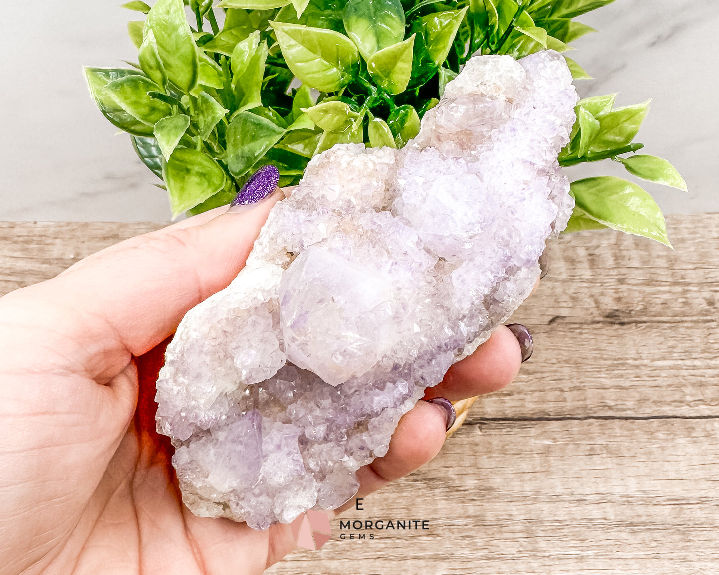 Spirit (Cactus) Quartz Specimens – Unique Natural Crystal Clusters for Spiritual Growth and Healing Morganite Gems