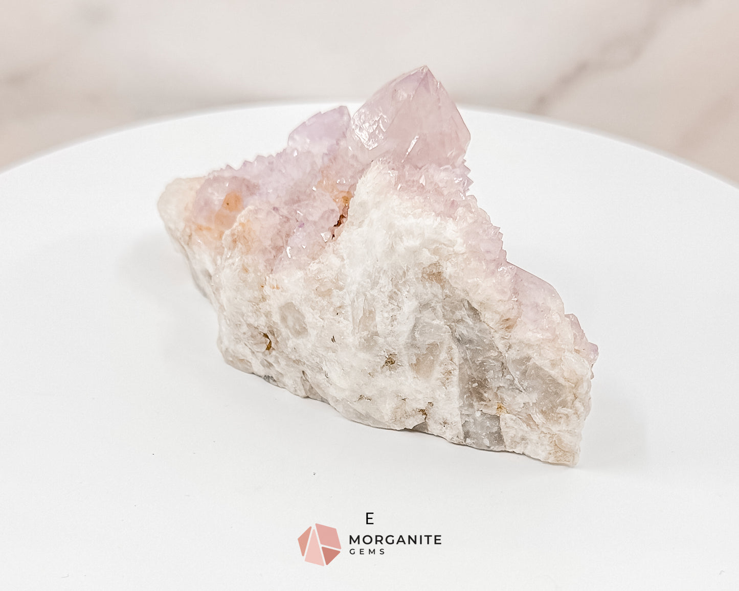 Spirit (Cactus) Quartz Specimens – Unique Natural Crystal Clusters for Spiritual Growth and Healing Morganite Gems