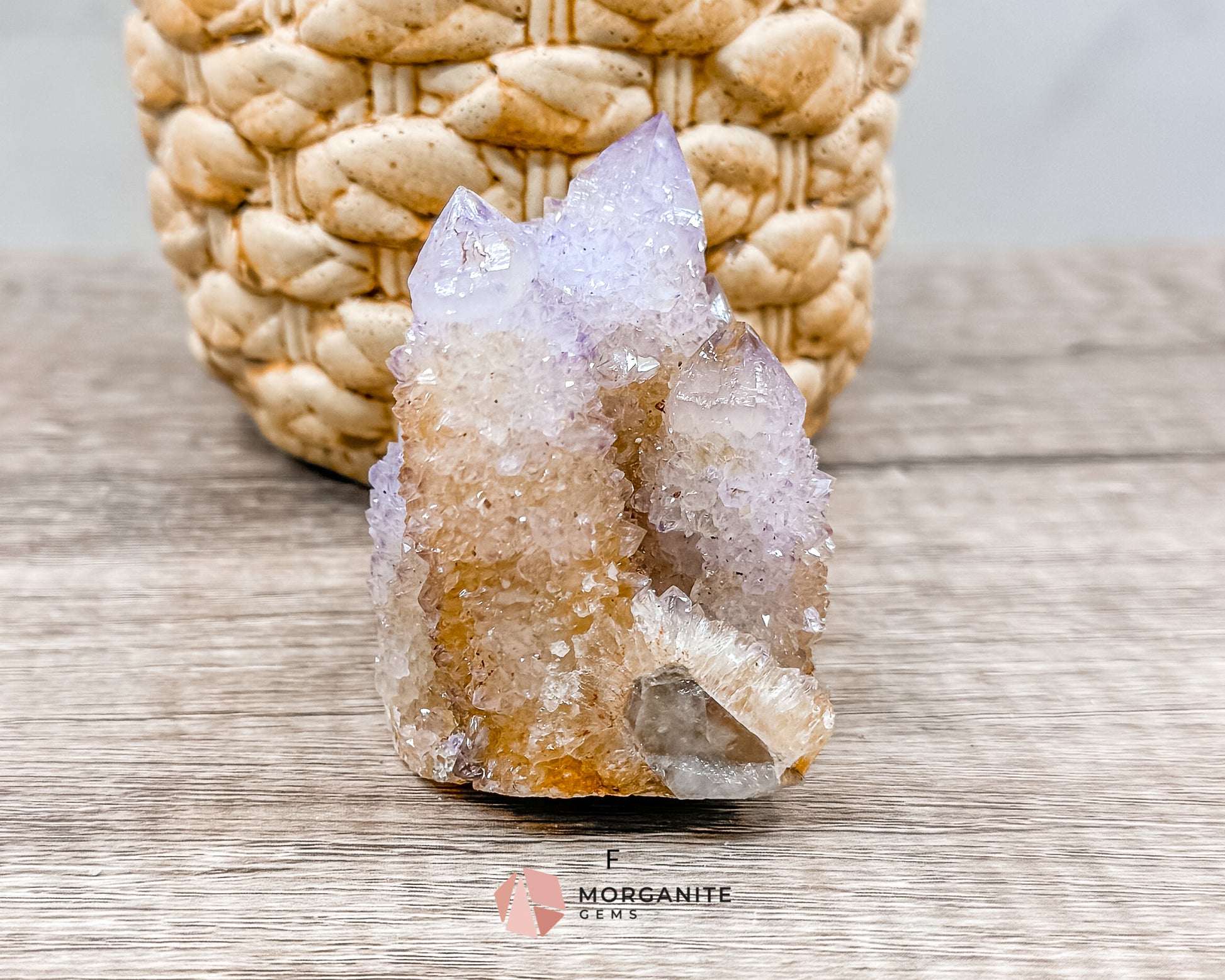 Spirit (Cactus) Quartz Specimens – Unique Natural Crystal Clusters for Spiritual Growth and Healing Morganite Gems