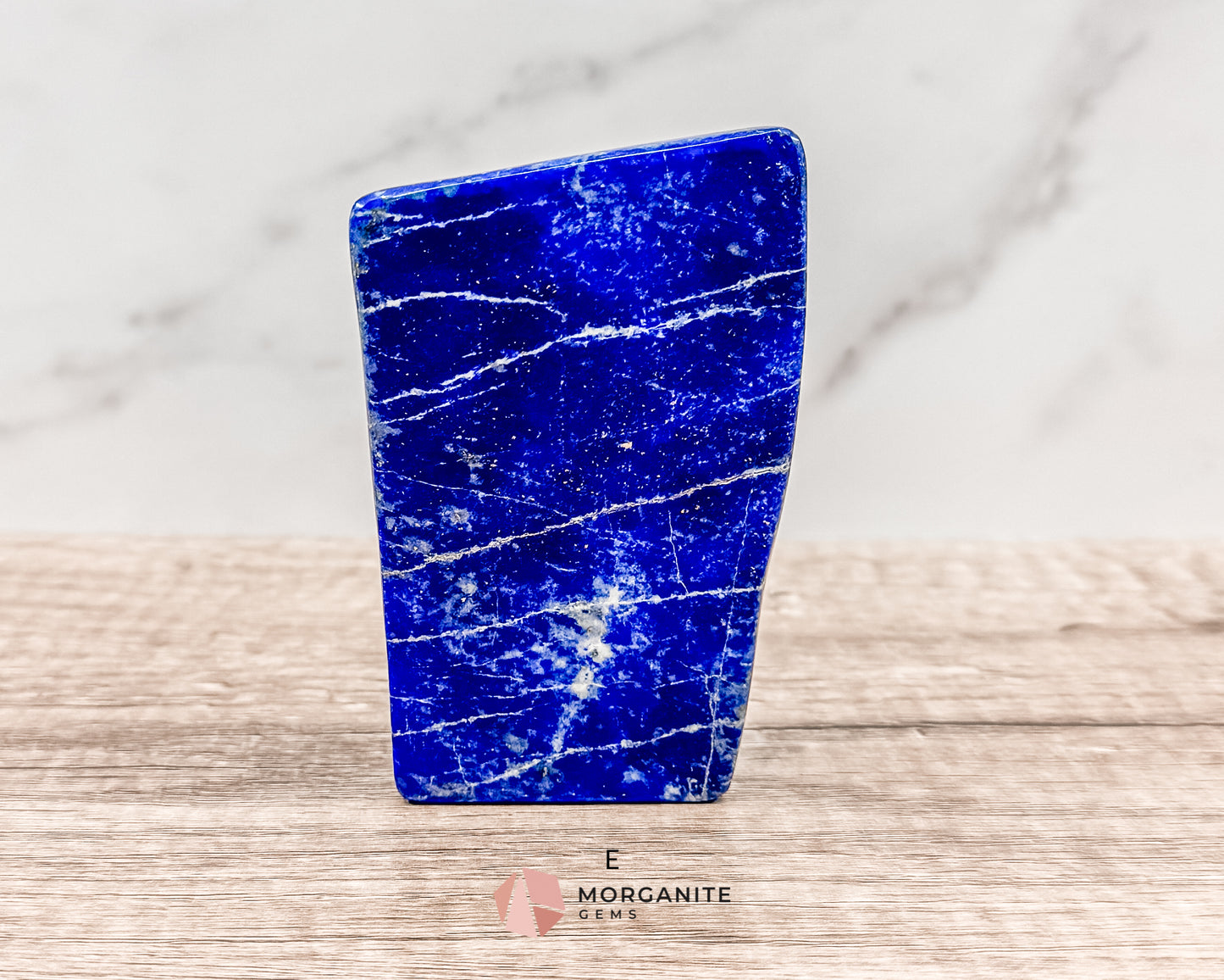 Polished Extra Quality Blue Lapis Lazuli AAA Free forms – Unique Hand-Carved Crystals for Wisdom and Intuition-Morganite Gems