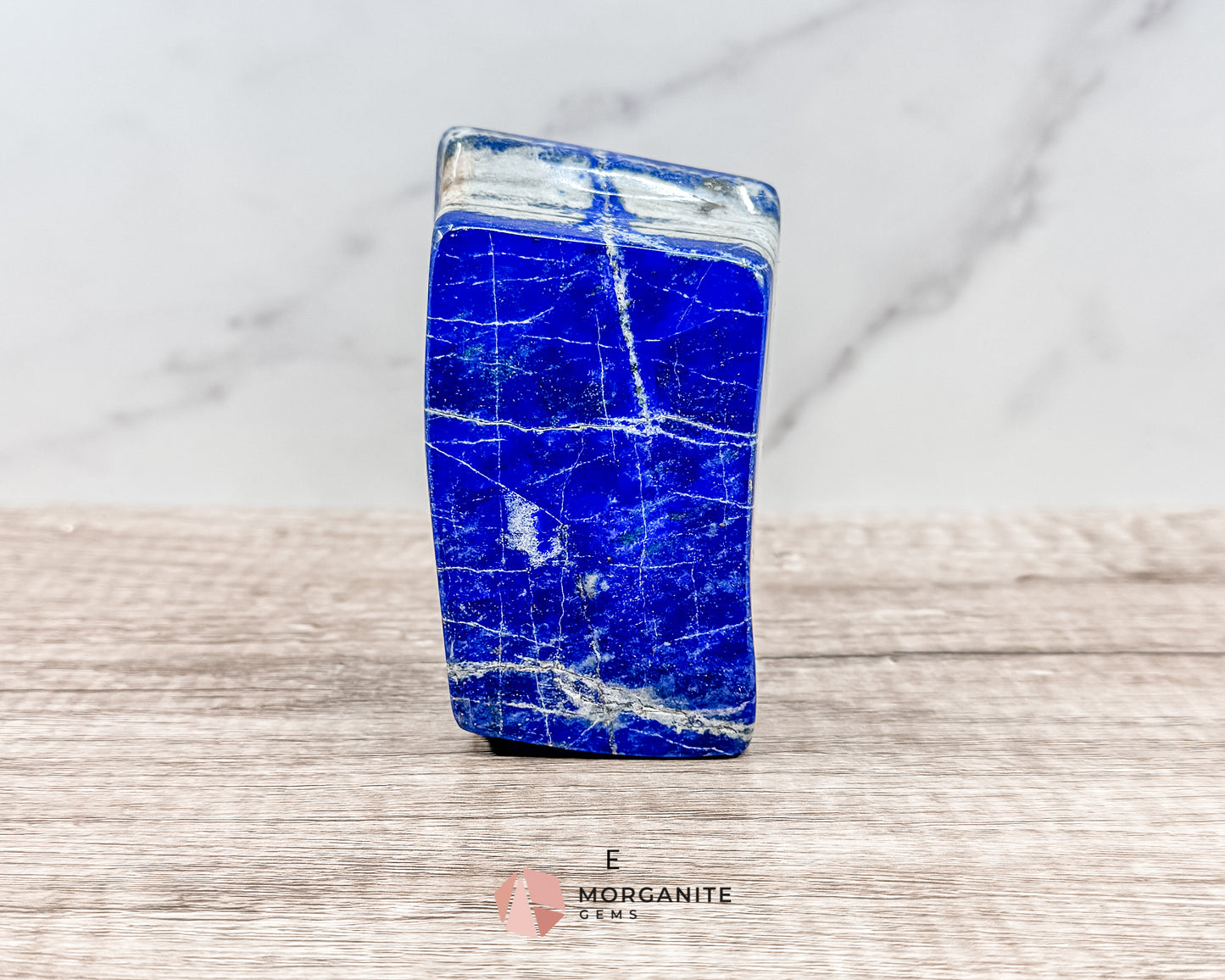 Polished Extra Quality Blue Lapis Lazuli AAA Free forms – Unique Hand-Carved Crystals for Wisdom and Intuition-Morganite Gems