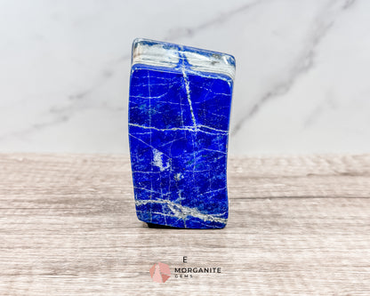 Polished Extra Quality Blue Lapis Lazuli AAA Free forms – Unique Hand-Carved Crystals for Wisdom and Intuition-Morganite Gems