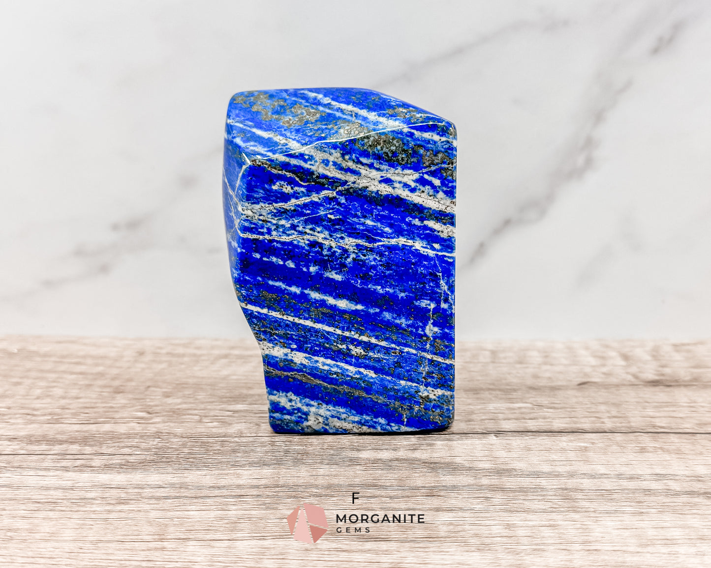 Polished Extra Quality Blue Lapis Lazuli AAA Free forms – Unique Hand-Carved Crystals for Wisdom and Intuition-Morganite Gems