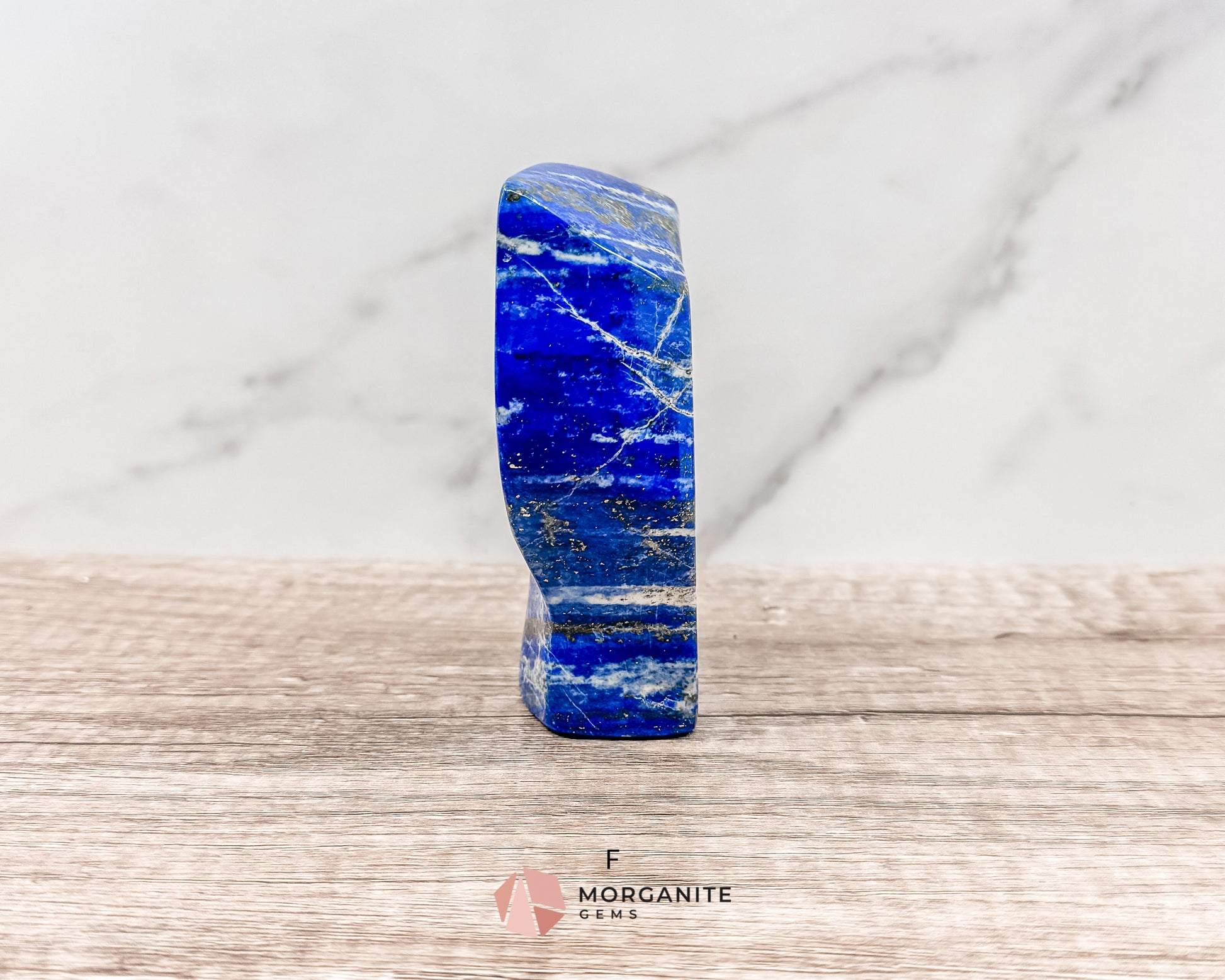 Polished Extra Quality Blue Lapis Lazuli AAA Free forms – Unique Hand-Carved Crystals for Wisdom and Intuition-Morganite Gems