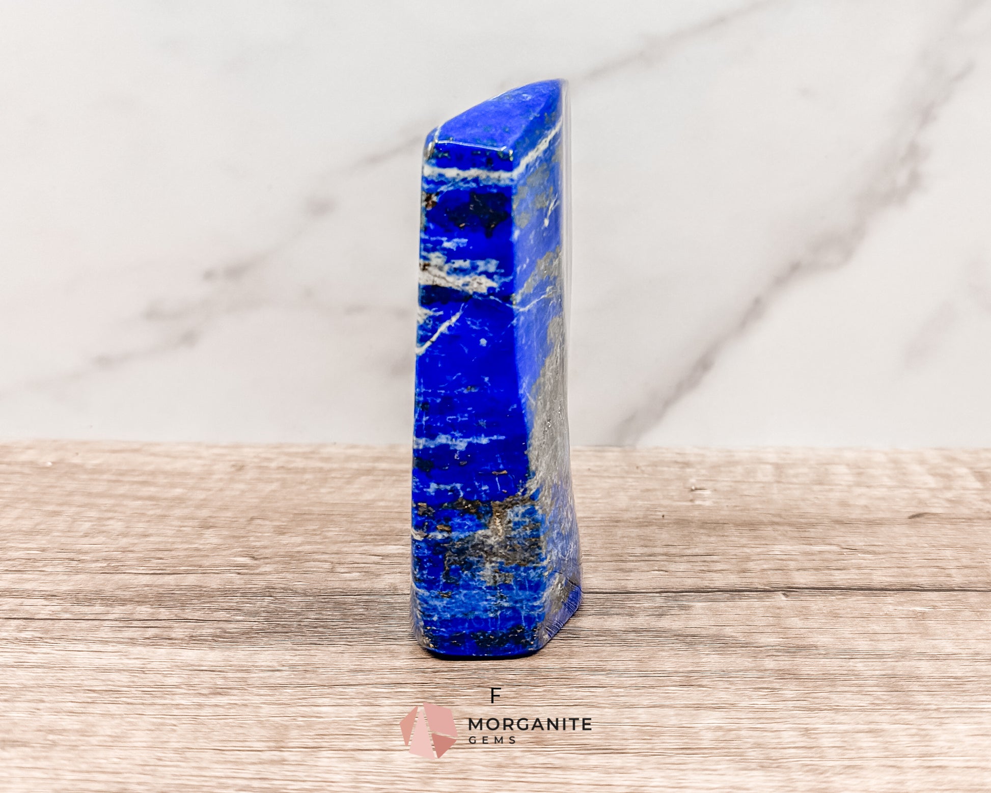 Polished Extra Quality Blue Lapis Lazuli AAA Free forms – Unique Hand-Carved Crystals for Wisdom and Intuition-Morganite Gems