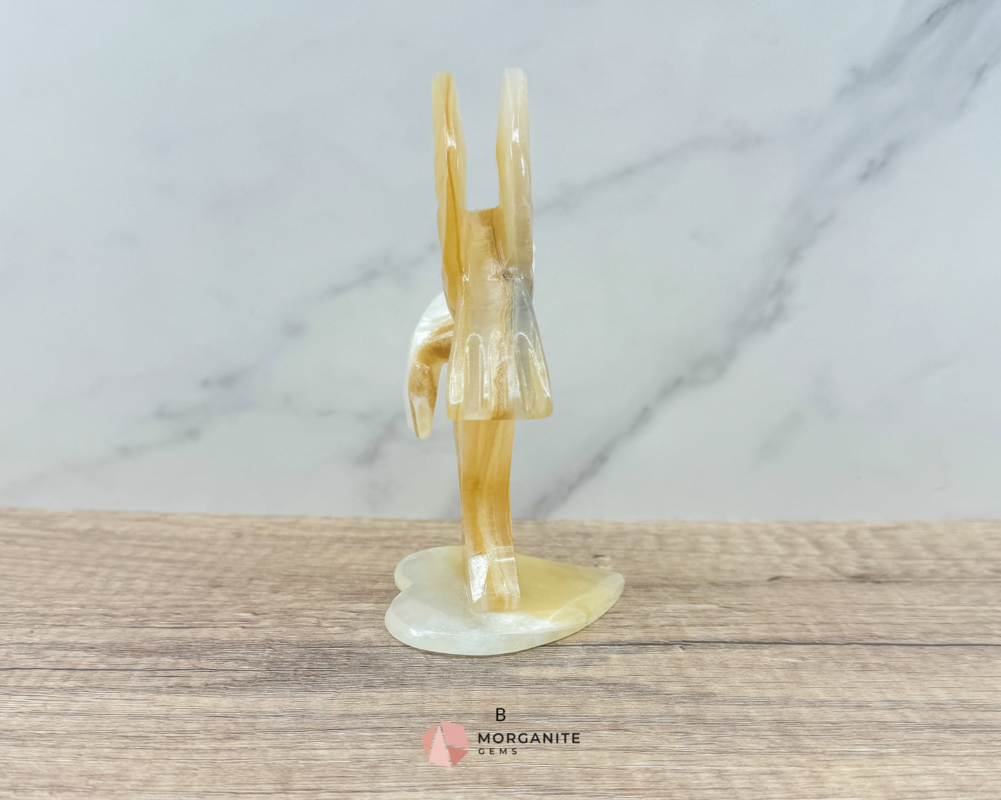 Elegant Onyx Dove Tree Sculpture – Symbol of Love and Serenity