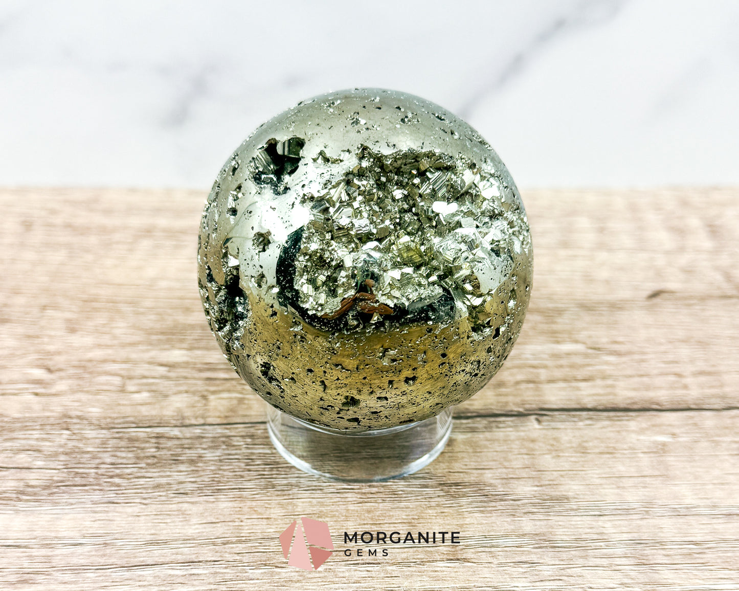 Pyrite Sphere – AAA Quality for Abundance and Protection