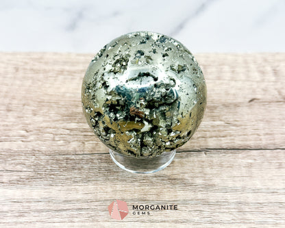 Pyrite Sphere – AAA Quality for Abundance and Protection