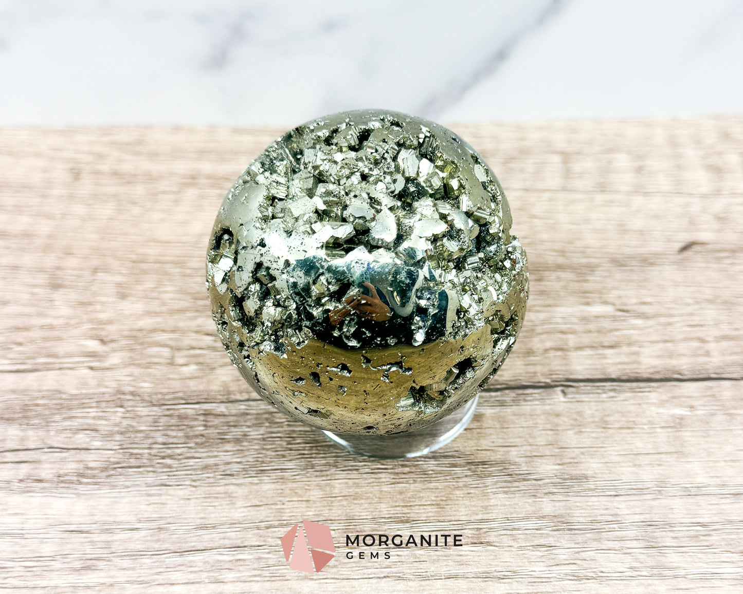 Pyrite Sphere – AAA Quality for Abundance and Protection