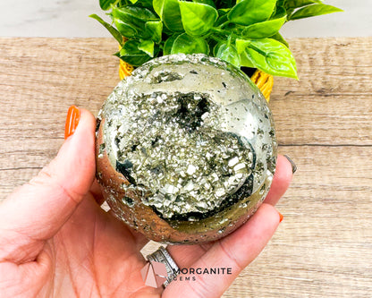 Pyrite Sphere – AAA Quality for Abundance and Protection