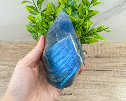 Labradorite Flame – Captivating Crystal with Iridescent Energy-Morganite Gems