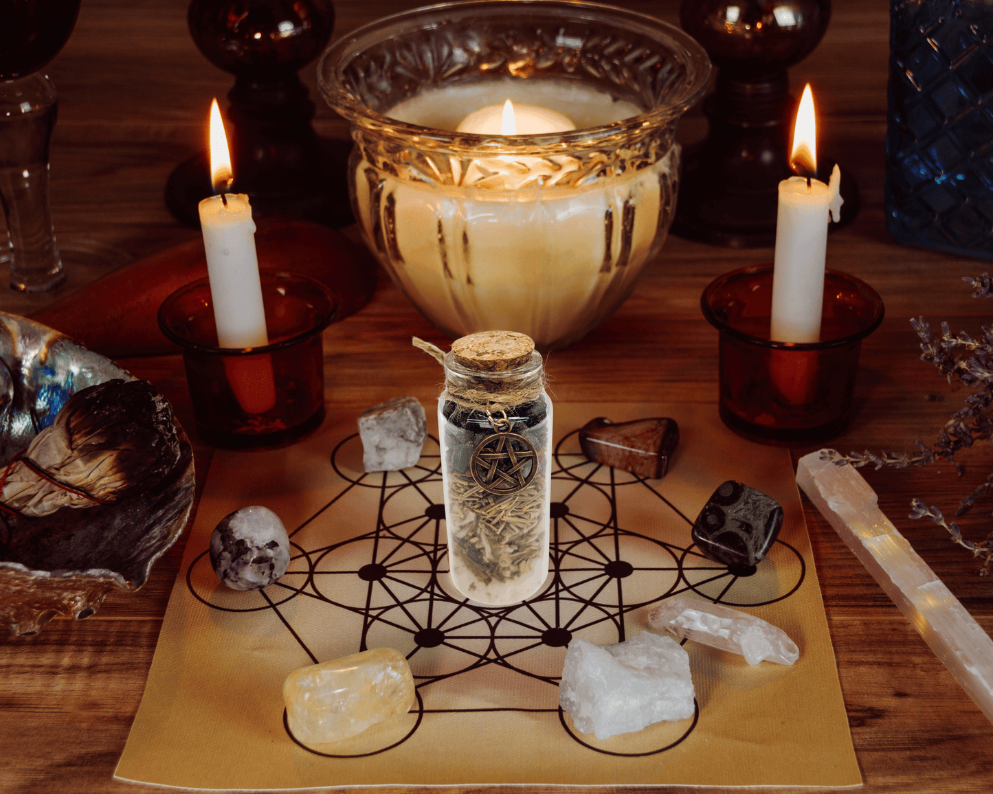 Altars, Shrines & Tools - Protection Spell Jar Kit – DIY Protection Ritual Kit For Manifestation, Protection Magic