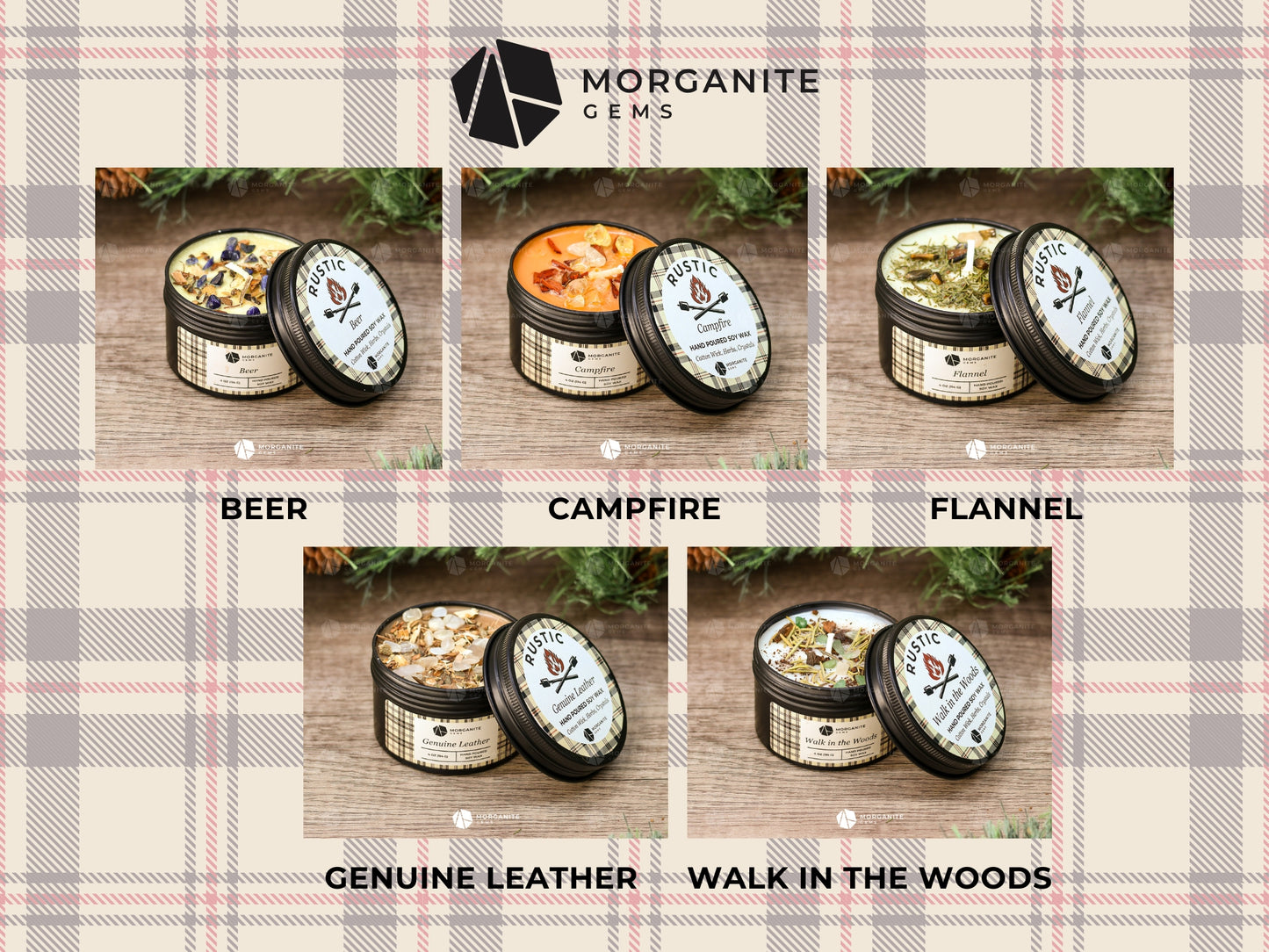 Rustic Candles for Men
