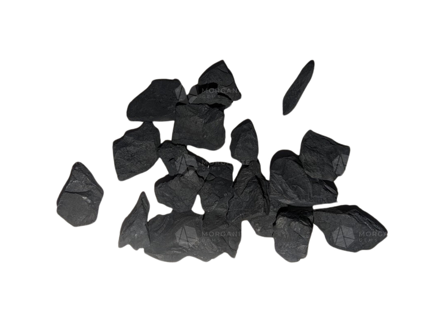 Shungite - Raw, Elite and Tumbled - Morganite Gems