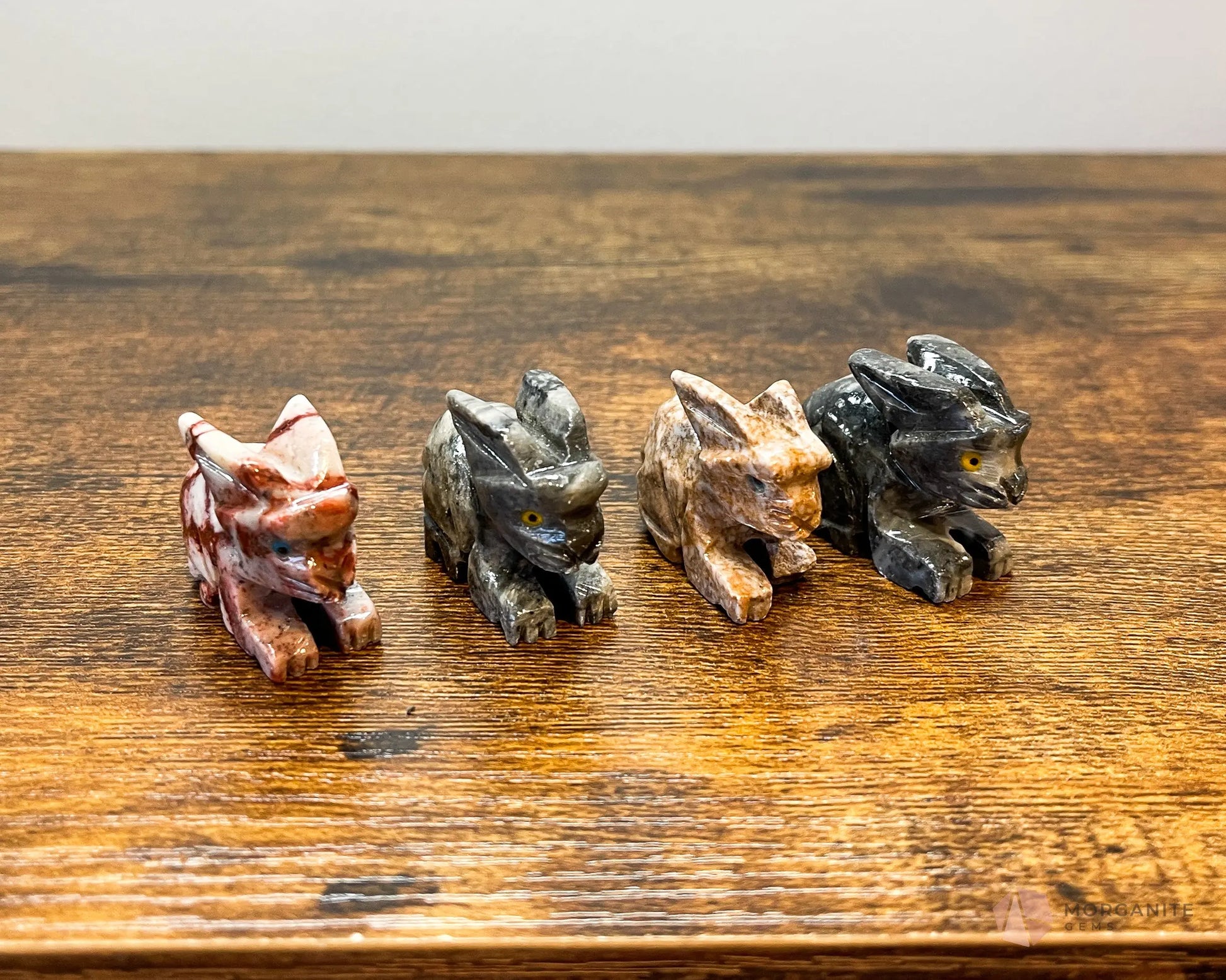 Soapstone Carvings - Morganite Gems