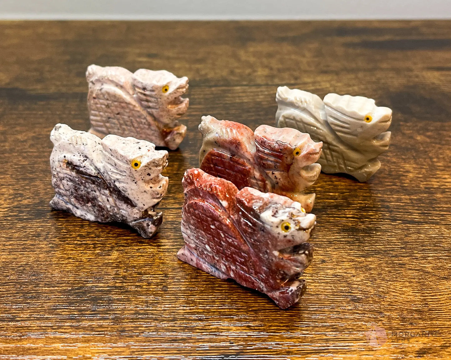 Soapstone Carvings - Morganite Gems