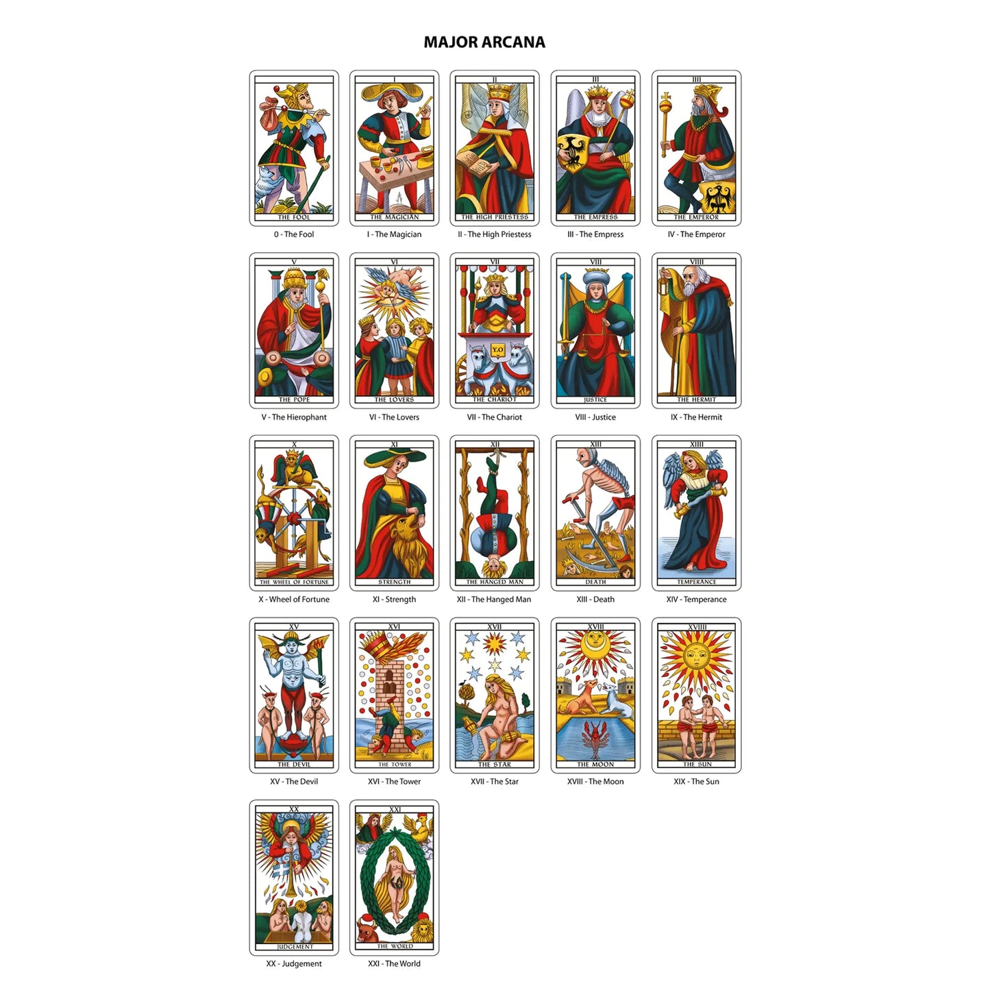 Tarot of Marseilles Classic Tarot Cards Deck - Morganite Gems