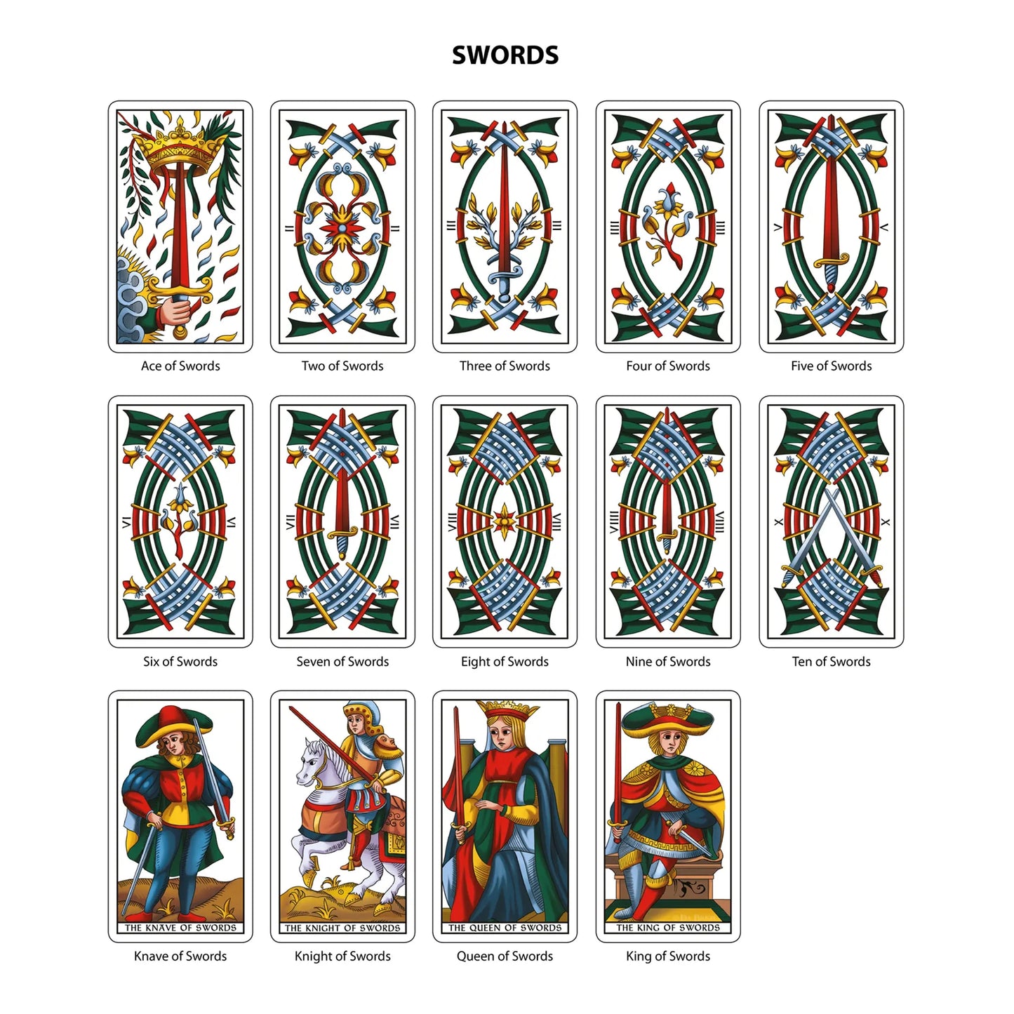 Tarot of Marseilles Classic Tarot Cards Deck - Morganite Gems