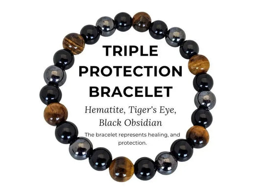 Triple Protection Bracelet | Protection Bracelet | Triple Protection Bracelet | Grounding Bracelet | Bracelet for Protection | Bracelet for