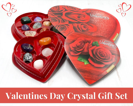 Valentines Day Crystal Mystery Box | Valentines Day Heart Shaped Crystal Box | Crystals for Love | Valentines Day Gift | Mixed Crystals