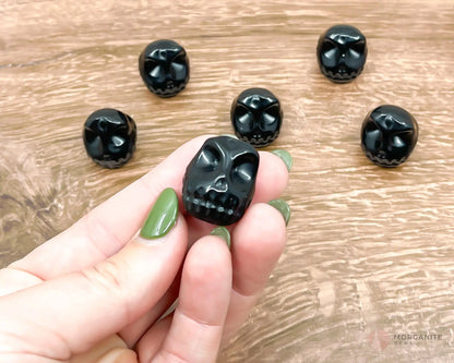 Voodoo Doll Obsidian Carving - Morganite Gems