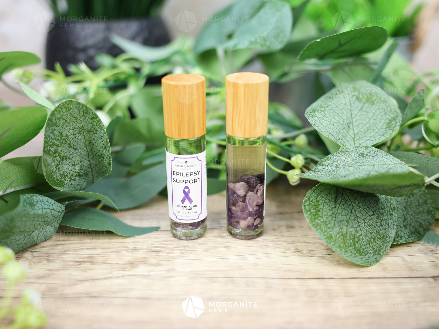 Epilepsy Support Roll On Essential Oil Blend - Morganite Gems