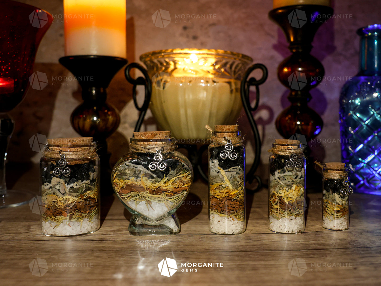 Samhain Manifestation Jar - Morganite Gems