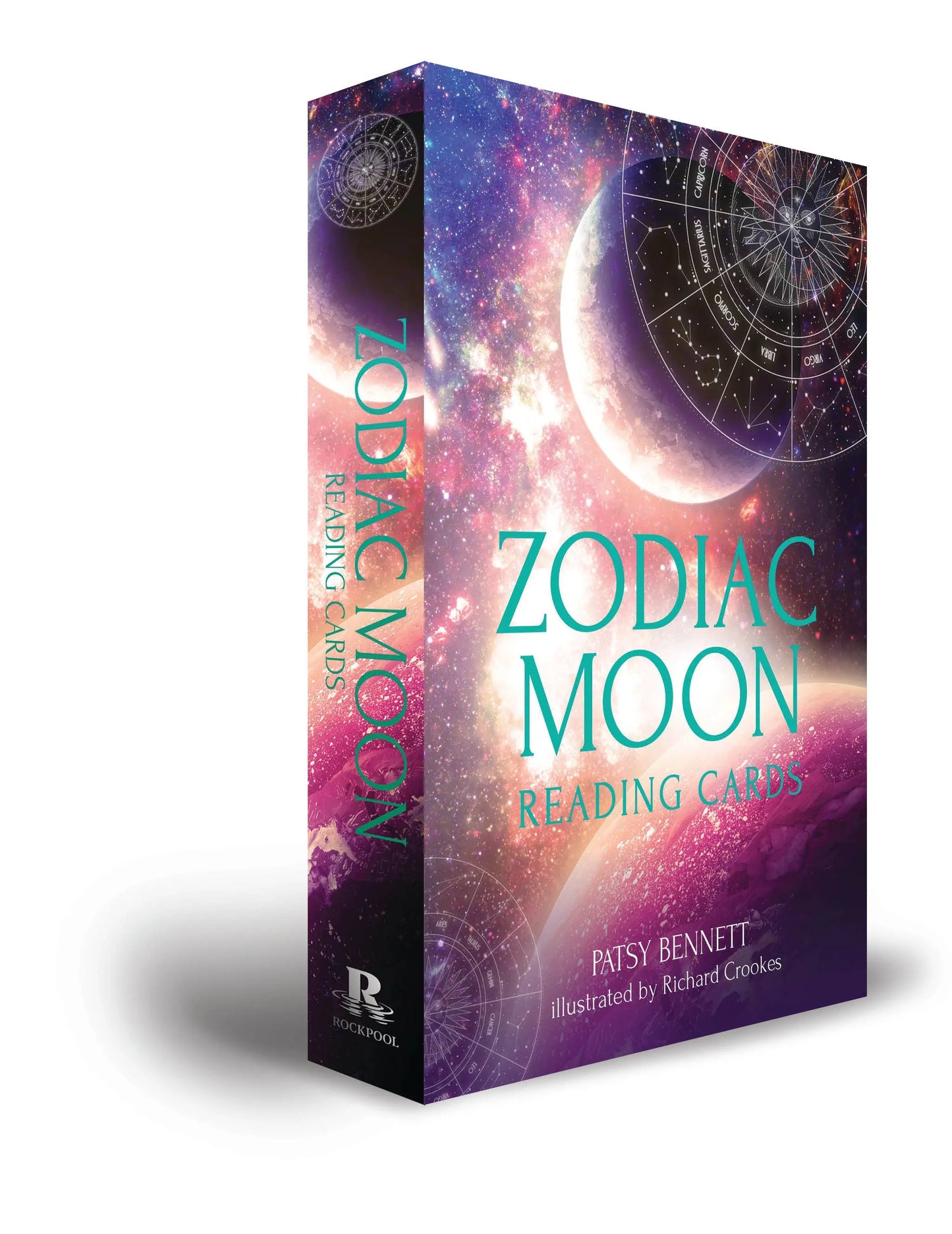 Zodiac Moon Reading Cards: 36 Full-Color Cards & Guidebook - Morganite Gems