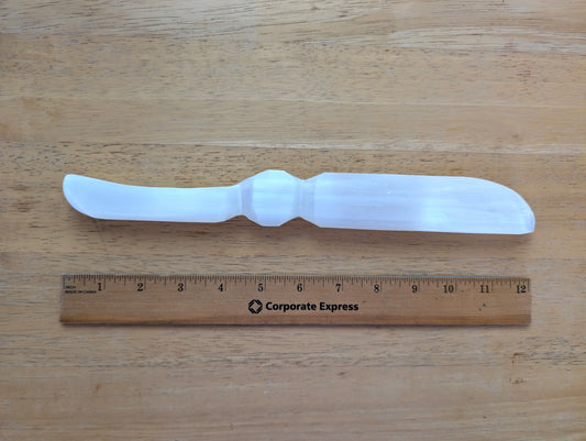 Selenite Knife - Morganite Gems