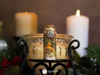 Yule Manifestation Jar - Morganite Gems