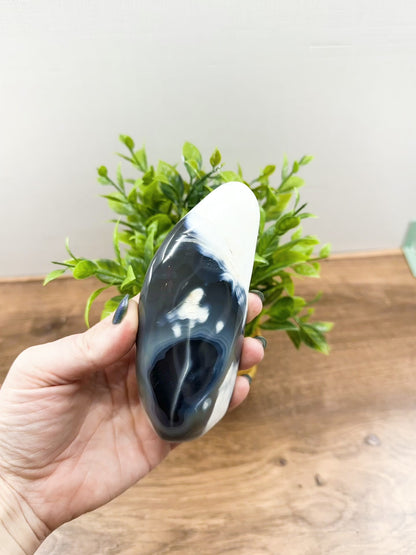 Blue Agate Free Form