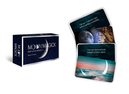 Moon Magick: Deep Moon Messages (40 Mini Inspiration Cards)